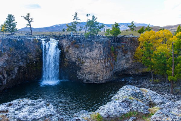 orkhon waterfall