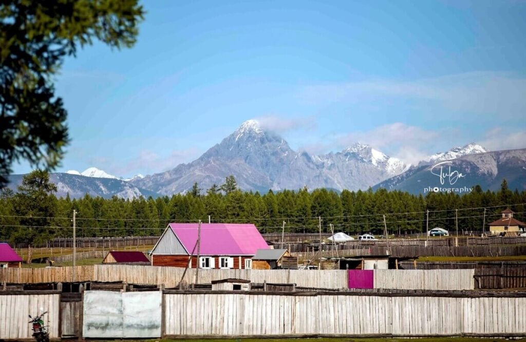 ulaan uul village town north of mongolia