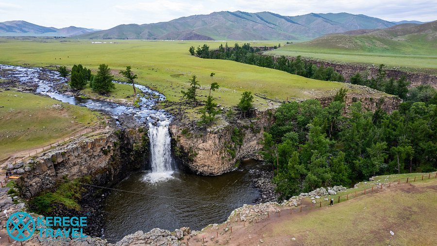 the orkhon waterfall